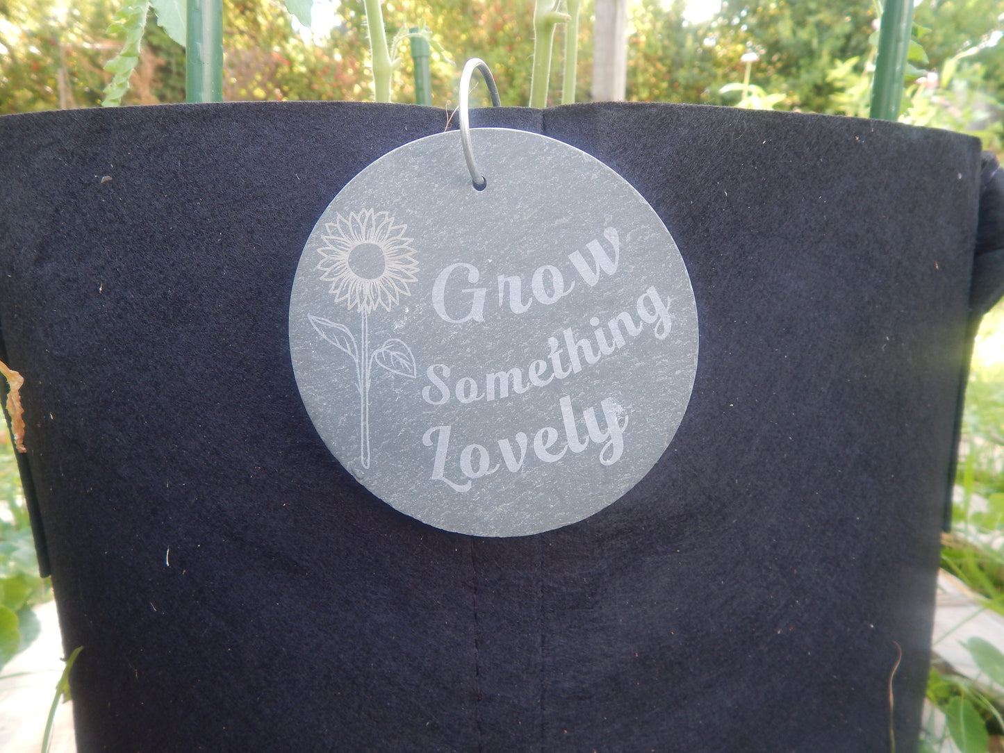 slate garden sign