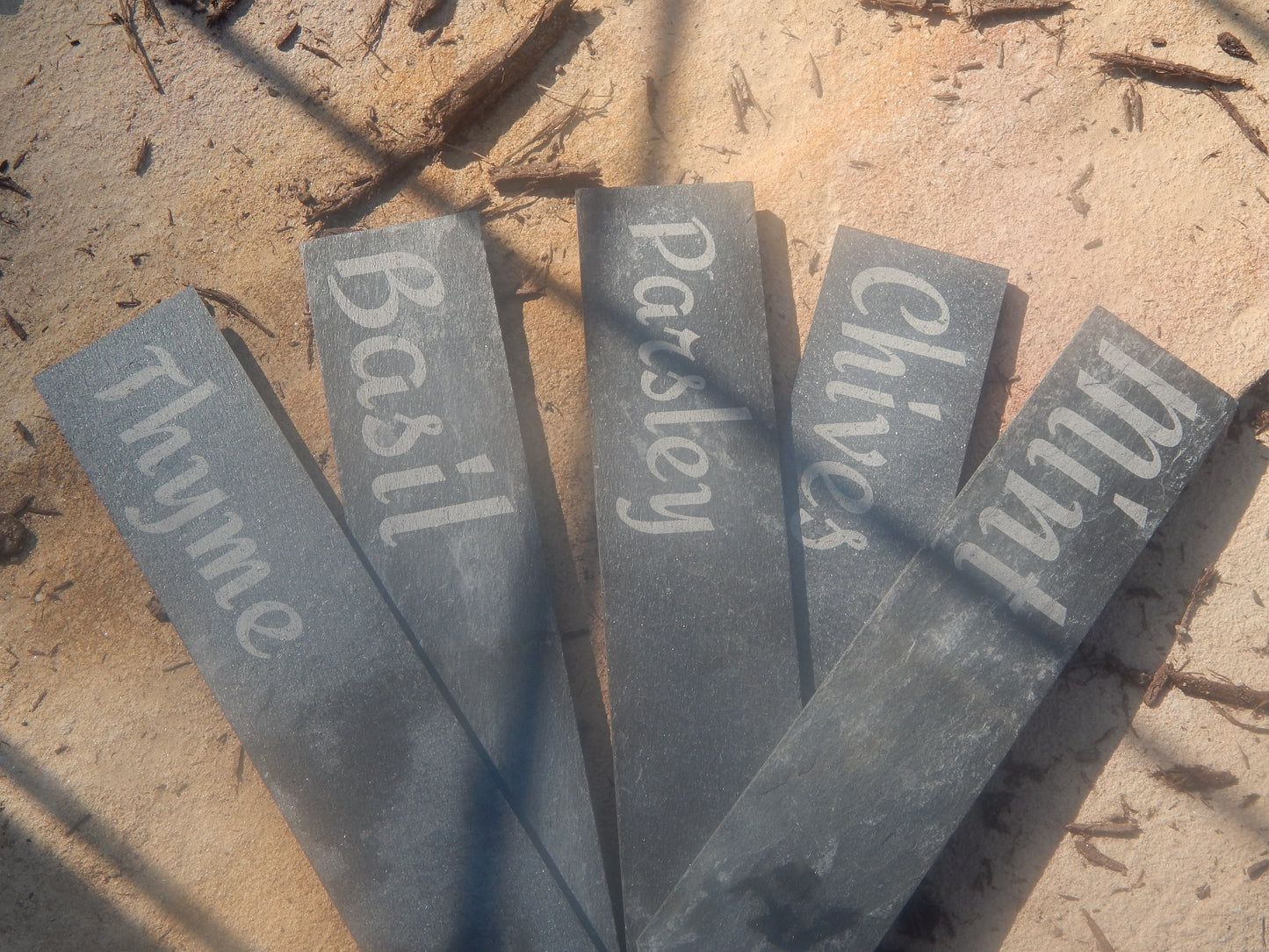 Slate Garden markers