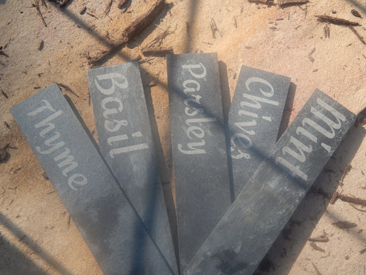 Slate Garden markers