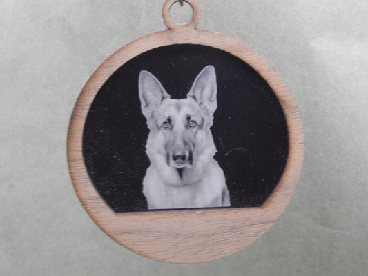 German shepard ornament